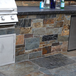 Kent Falls Stone Thin Veneer BBQ Squares and Rectangles - Outdoor Products