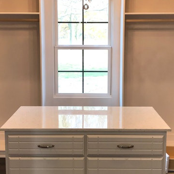 Custom Amish Cabinetry and Waypoint Cabinetry- Extra White and Peppercorn Grey