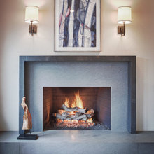 Gray Fireplaces