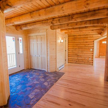 Log Home In Limington, Maine