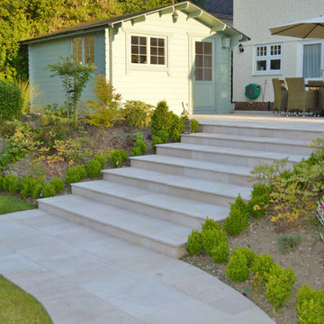 Smooth Natural Sandstone Steps
