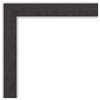 Rustic Plank Espresso Narrow Beveled Wall Mirror - 21.5 x 27.5 in.