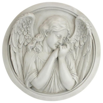 Thoughts of an Angel Sculptural Wall Roundel