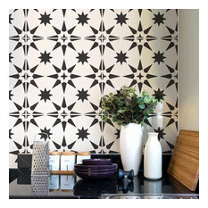 50 Most Por Wall Stencils For 2018 Houzz Cutting Edge Stencils Jewel Tile Stencil Cement Diy Faux Tiles