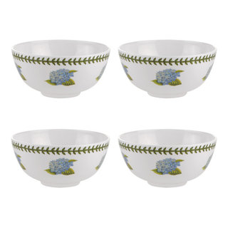 Portmeirion Botanic Garden Melamine Set of 4 Bowls (Hydrangea) -  Contemporary - Dining Bowls - by pruneDanish