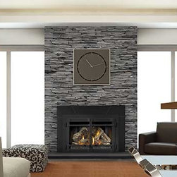 Napoleon Large Deluxe IR4 Series 35'' x 25'' DV Gas Insert Fireplace - Indoor Fireplaces