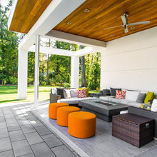 bbq firepit bar area