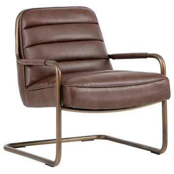 Xarles Lounge Chair, Vintage Cognac