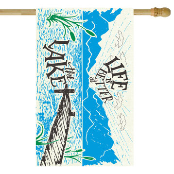 Life is Better at the Lake Doormat 18" x 30"