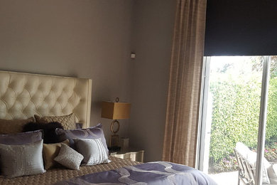 Bedroom - mediterranean bedroom idea in Miami
