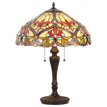 Byron 2-Light Victorian Table Lamp