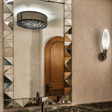 Boyd in Bathrooms: Catacaos Ceiling and Steampunk Sconce