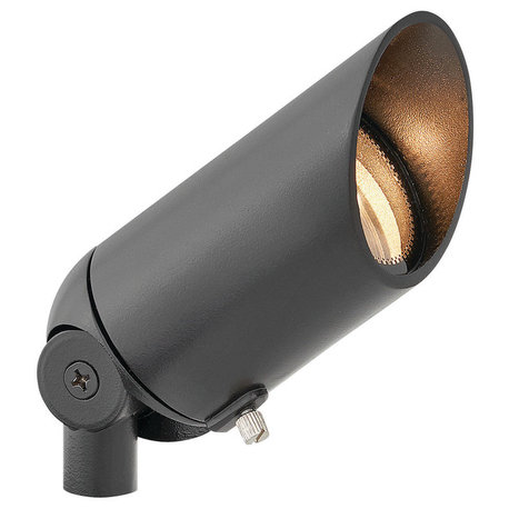 1-Light Outdoor Accent Spot in Satin Black