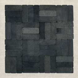 KALA - Midnight | 12" x 12" | Marble Mosaic - Mosaic Tile