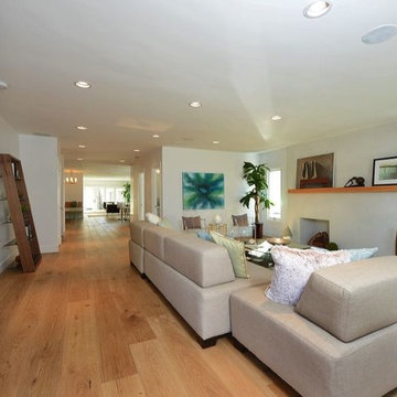 Modern Traditional Home Featuring European Oak "Livorno" Wide Plank Flooring