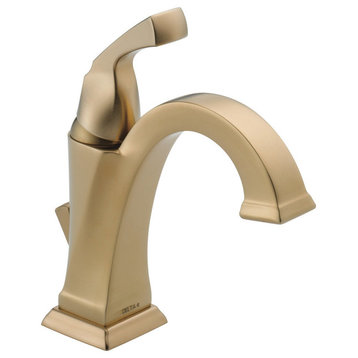 Delta Dryden Single Handle Bathroom Faucet, Champagne Bronze, 551-CZ-DST