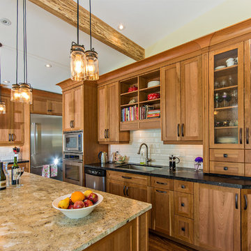 Mississauga Cherry wood Kitchen
