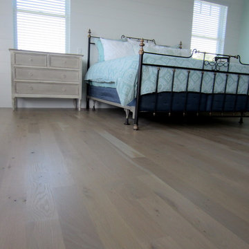 MONTAUK: WIDE PLANK ENGINEERED INSTALLED/WHITE OAK INSTALLED/FINISHED IN BEDRMS