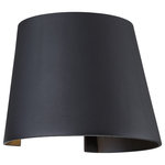 Access Lighting - Access Cone Marine Grade Outdoor Sconce, Black/Frosted - 20399LEDMGCNE-BL - *Part of the Cone Collection