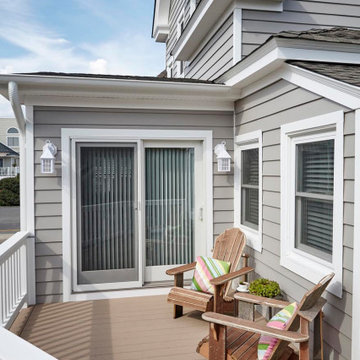 TimberTech AZEK Harvest Collection Decking in Brownstone