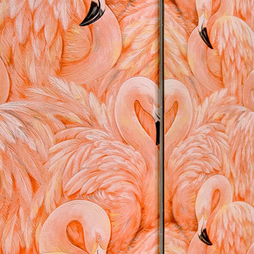 FiDi Flamingo Powder Room Project