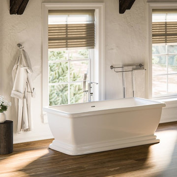 Florence 69" Rectangular Acrylic Freestanding Bathtub