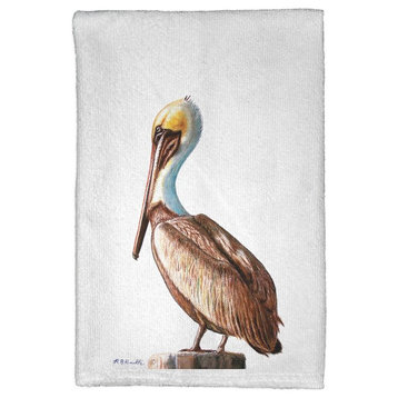 Pelican Left Kitchen Towel - Two Sets of Two (4 Total)