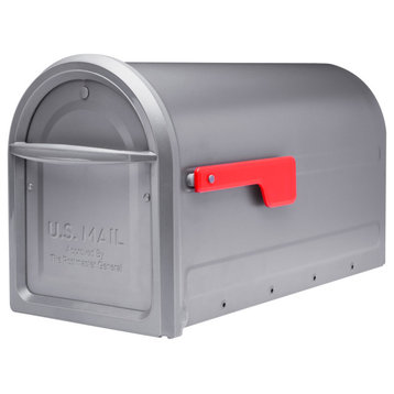 Architectural Mailboxes 7900-2-R Mapleton Post Mount Mailbox - Graphite