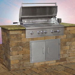 Olde English Wall Grill Module Kit - Outdoor Kitchen Appliances
