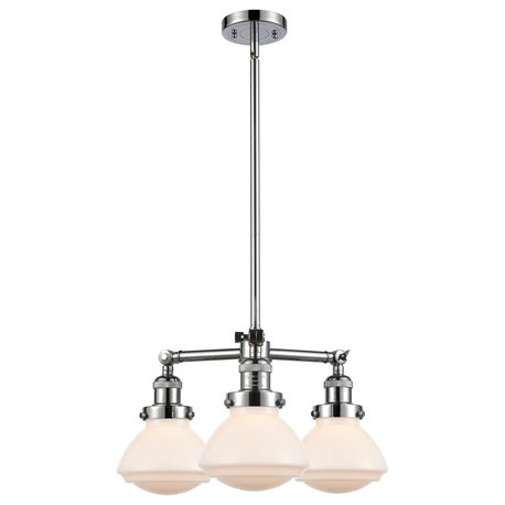 INNOVATIONS LIGHTING 207-PC-G321-LED Olean 3 Light Chandelier