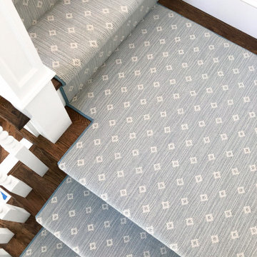 Blue Diamond Custom Stair Runner