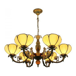 Tiffany Style Ceiling Lighting Chandelier 6 Lights - Chandeliers