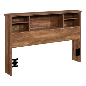 Sauder River Ranch Engineered Wood F/Q Headboard in Sindoori Mango/Natural