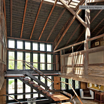 remodeled barn with addition