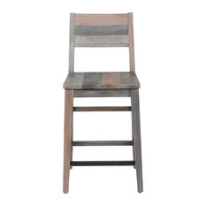 The Home Goods Bar Stools and Counter Stools | Houzz - Kosas Home - Kosas Home Hand Crafted Norman Rustic Charcoal Pallets 24