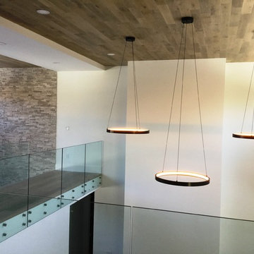 Wiring of Custom Home with Installation of Electrical Devices and Fixtures