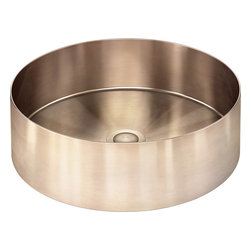 Lavello Round Steel Basins by Meir - Bathroom Basins