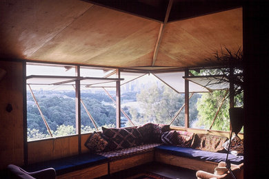 Eclectic verandah in Sydney.