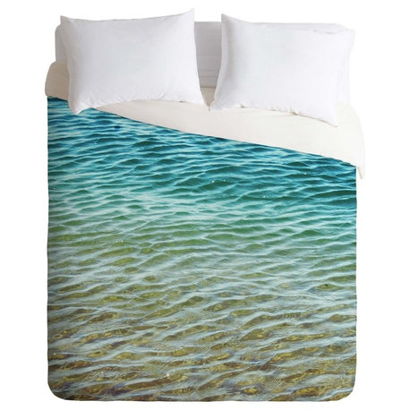 Deny Designs Shannon Clark Ombre Sea Duvet Cover - Lightweight