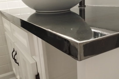 Bathroom Steel Metal Countertops