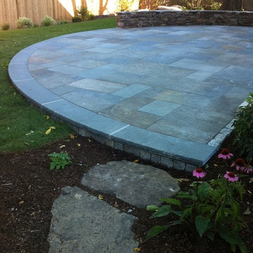 Needham Residence - Circular Bluestone Patio
