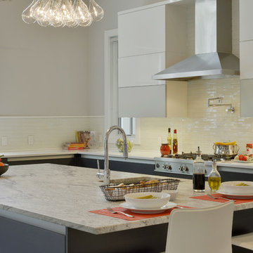 Spacious Contemporary Kitchen in New Jersey