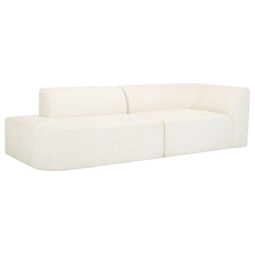 Nuevo Furniture Isla Right Arm Triple Seat Sofa in Coconut