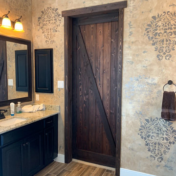 Cedar Barn Door in Honey stain
