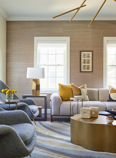 Contemporary Living Room by Trevor Fulmer Design