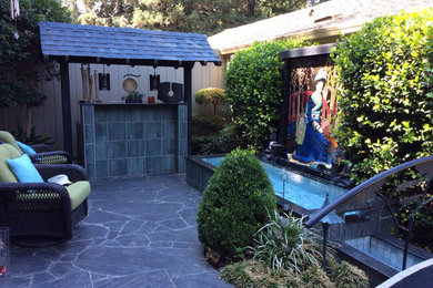 Inspiration for a zen home design remodel in Sacramento