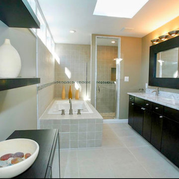 Before / Luxurious Walk-in Shower in McLean
