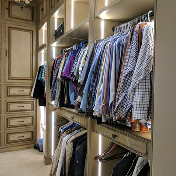 his closet