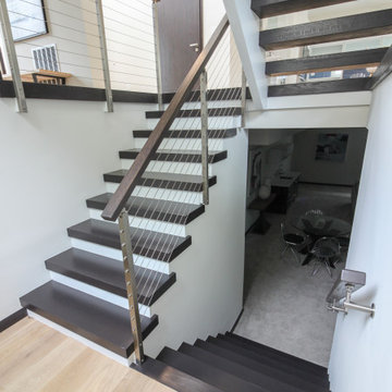 Project #70 | Open-Riser Staircase with Cable Railing