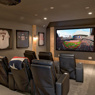 Sports Home Theater Room